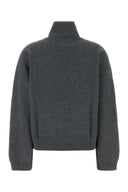 Loulou De Saison Charcoal Cashmere Oversize-getrockneter Pullover