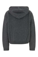 Loulou De Saison Charcoal Cashmere Oversize Sarla Sweater