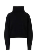 Loulou De Saison Luke-Pullover aus schwarzer Wollmischung