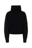 Loulou De Saison Luke-Pullover aus schwarzer Wollmischung