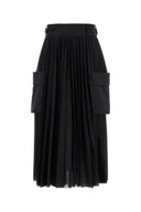 Sacai Embroidered Polyester Skirt
