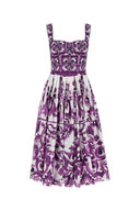 Dolce & Gabbana Printed Poplin Dress