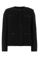 Schwarzer Blazer aus Wollmischung von Dolce & Gabbana