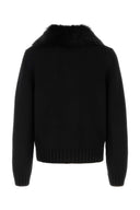 Dolce & Gabbana Strickjacke aus schwarzer Wolle