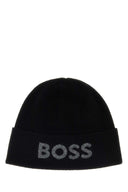 Boss Black Wool Blend Elios Beanie Hat