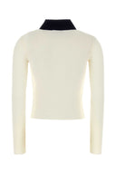 Self Portrait Ivory Wool Cardigan