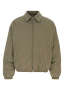 Unsere Legacy-Bomberjacke aus salbeigrüner Baumwollmischung