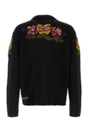 Baziszt Black Alpaca Blend Oversize Nissan Cardigan