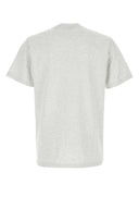 Sporty & Rich Melange Grey Cotton T Shirt