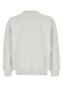 Sporty & Rich Melange Grey Cotton Sweatshirt