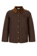 Sporty & Rich Chocolate Nylon Darcy Jacket