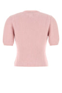 Magda Butrym Pink Stretch Cashemere سترة