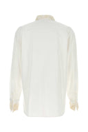 Dries Van Noten Hvit Poplin skjorte