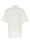 Dries Van Noten Hvit Poplin Cassidye skjorte