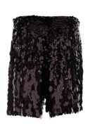 Dries Van Noten Embellished Crepe Piperi Bermuda Shorts
