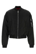 Dsquared svart nylon bomberjakke