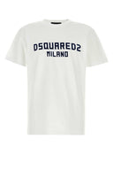 Dsquared T-skjorte i hvit bomull