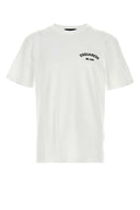 Camiseta de algodón blanco dsquared