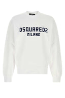 Dsquared White Cotton Sweatshirt