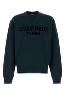 DSquared Midnight Blue Cotton Swetshirt