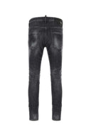Dsquared svart Stretch Denim Skater Jeans
