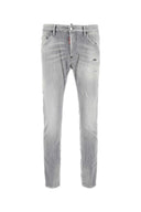 Dsquared Grå Stretch Denim Skater Jeans