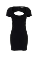 Dsquared Svart Stretch Wool Blend Mini Dress