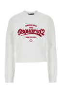 Dsquared hvit bomullsgenser