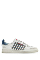 Dsquared White Leder Boxer -Turnschuhe