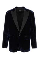 Dsquared Midnight Blue Velvet Blazer