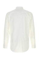 Dsquared White Stretch Poplin Dan-skjorte