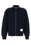 Giacca oversize in misto cotone blu navy Thom Browne