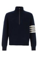 Maglione in lana blu navy di Thom Browne