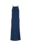 Lois Blaues Leinenkleid