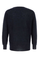 Auralee Midnight Blue Alpaca Blend Sweater