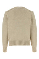Auralee Sand Wool Blend Cardigan