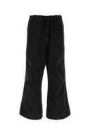 Entire Studios Black Cotton Wide Leg Pant