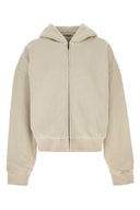 Entire Studios Sand Cotton Thermal Oversize Sweatshirt