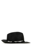 Yohji Yamamoto Black Raffia Hat