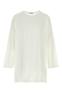 Yohji Yamamoto White Cotton Oversize T Shirt