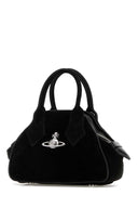 Vivienne Westwood Black Suede Mini Yasmine Handbag