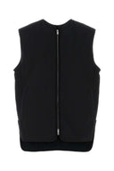 Jil Sander Svart bomullsvest