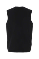 Jil Sander Svart bomullsvest