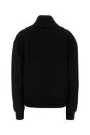Jil Sander Black Wool Blend Bomber Jacket