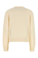 Jil Sander Cream Wool Genser
