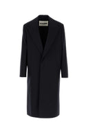 Jil Sander Midnight Blue Wool Coat