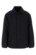 Jil Sander svart polstret jakke i polyester