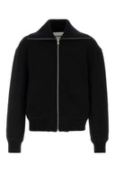 Jil Sander Black Wool Blend Bomber Jacket