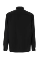 Jil Sander Black Gabardine Shirt