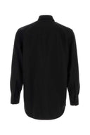 Jil Sander svart ullskjorte